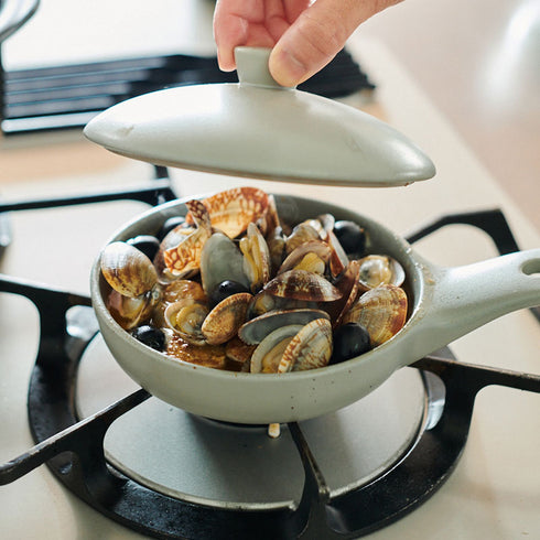 Heat-resistant ceramic mini grill pan | Panda Shokudo